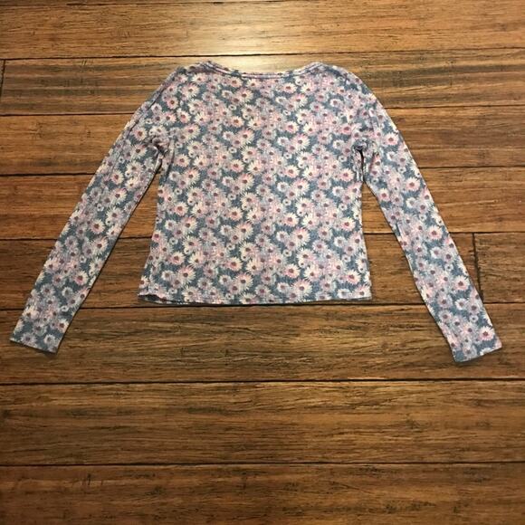 Mudd Floral Top Long Sleeve - Picture 2 of 2